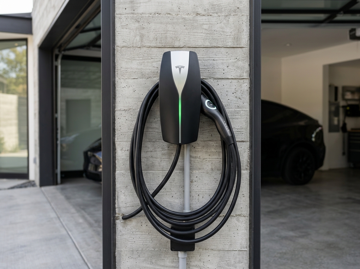 Tesla Universal Wall Connector (48A Level 2 Fast Charger with J1772 & NACS)
